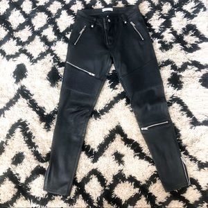 Zara Faux Leather Pants